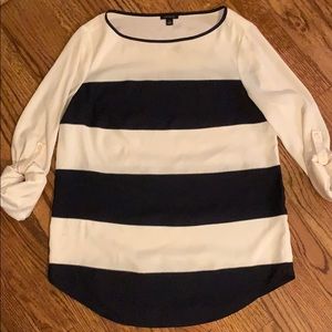 Ann Taylor stripped blouse